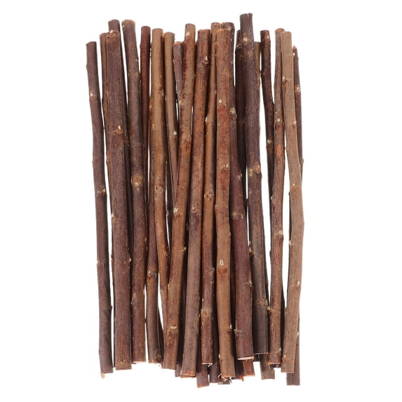 Minkissy 50pcs Natural Wood Tree Branch Craft Sticks for Projects, Home Decor, Art & Craft Supplies
