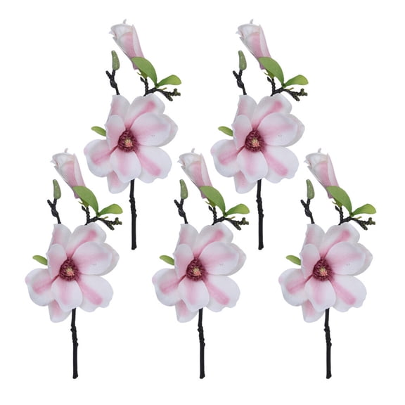 Minkissy 5-Pack Artificial Realistic Home Decor Floral Arrangement for Family Living Room