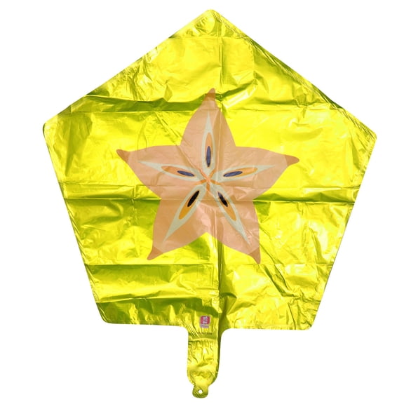 Minkissy 5Pcs Fruit Foil Balloons Party Decoration Assorted Colors Self Sealing Valve Reusable