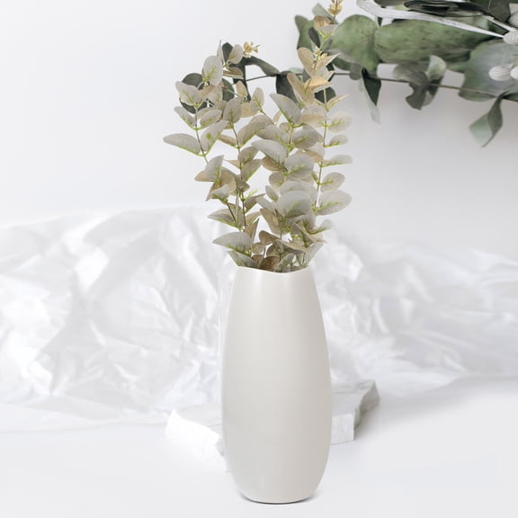 Minkissy Vivid Golden Artificial Leaves Realistic Home Decor for DIY Flower Arrangements 5Pcs