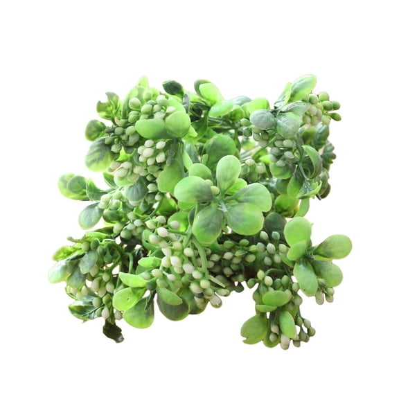 Minkissy 5Pcs White Fake Berries Artificial Fruit Decorative Plants for Photo Background Setting