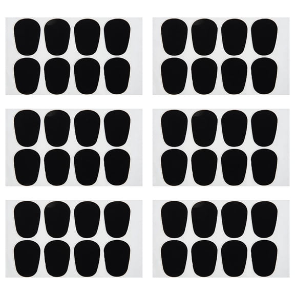 Minkissy 60Pcs Black Mouthpiece Pads for Alto Sax Tenor Saxophone and Clarinet Easy to Attach