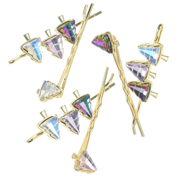 Minkissy 6Pcs Decorative Hair Clip Metal Hair Clips For Women Assorted Color Fashionable Styling