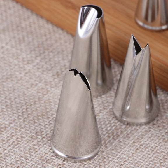 Minkissy 7 Pcs Large Icing Tips for Cake Decorating and Baking with Quality Stainless Steel Material