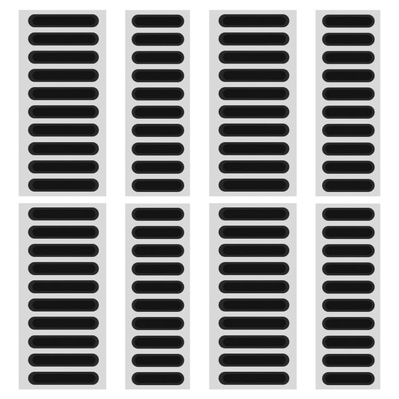 Minkissy Dust Sticker Black Polyester Multi-Functional for Mobile Phone 80Pcs