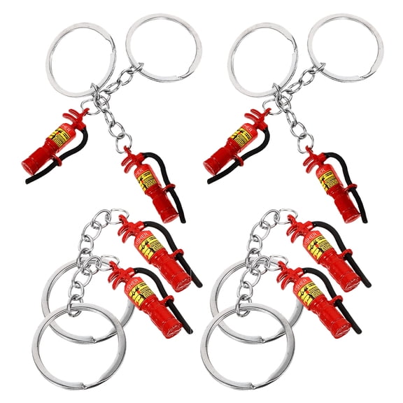 Minkissy Red Metal Keychains with Unique Design, Key for Hanging and Organizing Keys