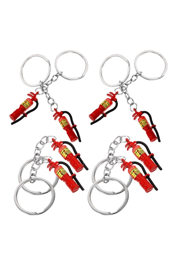 Red Metal Keychains with Unique Design, Key for Hanging and Organizing Keys