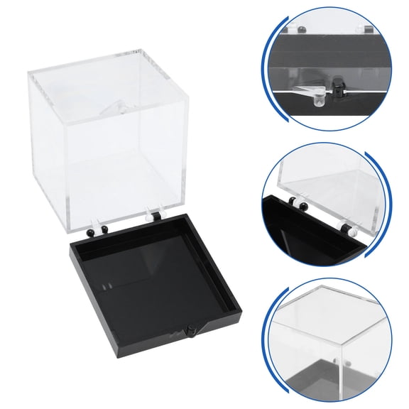 Minkissy gemstone display case Sample Storage Box Assorted Color 8 Pcs