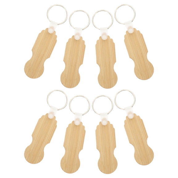 Minkissy Unique Shape Trolley Tokens Keyrings for Friends, Key Chain Accessories