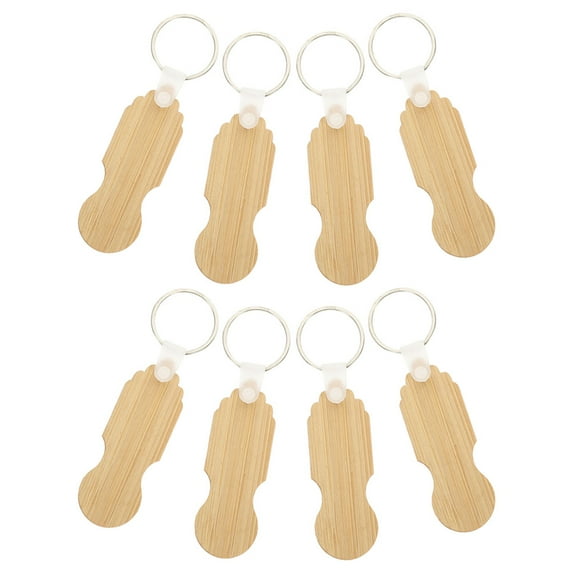Minkissy Unique Shape Trolley Tokens Keyrings for Friends, Key Chain Accessories