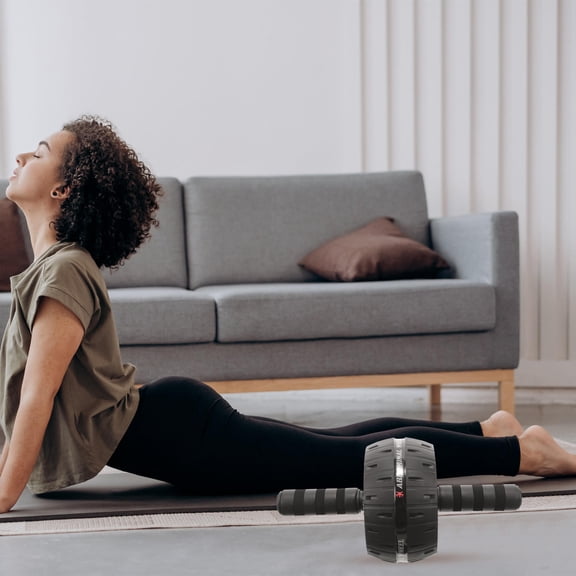 Minkissy Advanced Wheel for Core Exercise with Large Wheel, Assorted Colors for Home Fitness