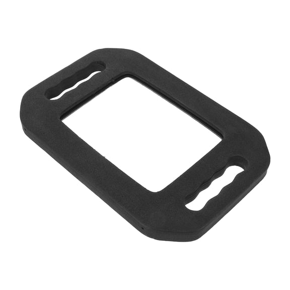 Minkissy Beauty Mirror Hand Mirror in Black Foam with Clear Reflection for Makeup Applications 1Pack