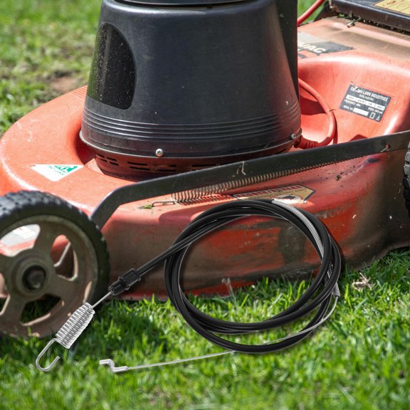 Minkissy Black Traction Cable for Lawn Mower Compatibility Replacement Part 1Set