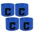 thumbnail image 1 of Minkissy C-shaped Sports Leader Armband Adjustable Nylon Blue 4Pcs for Fan Gear, 1 of 8