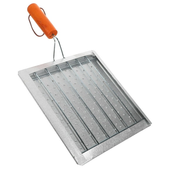 Minkissy Campfire Cooking Rack For Outdoor Enthusiasts 1Pcs Silver Stainless Steel