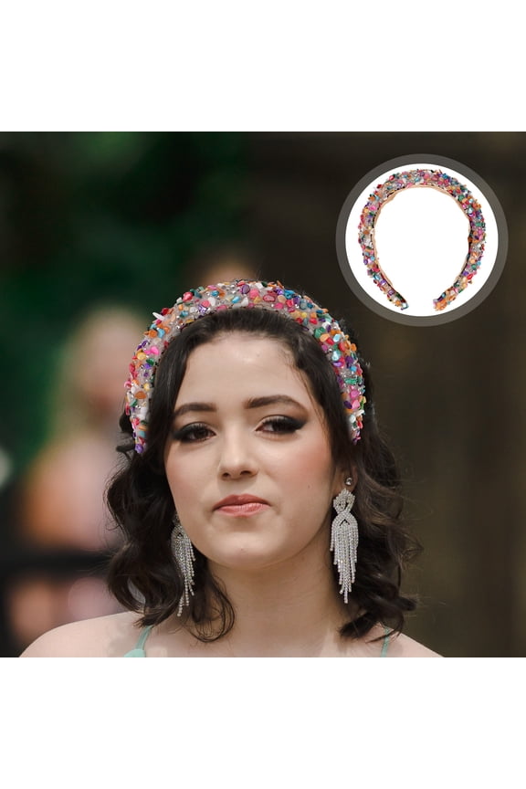 Stylish Multi-Color Faux Headband for Women, Soft Warm Winter Hair Accessory, 1 Piece