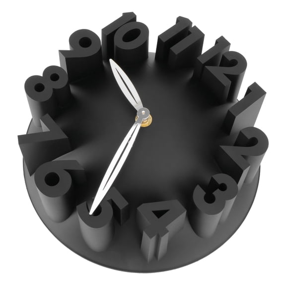 Minkissy Chic Wall Clock Mute Wall Hanging Clock Easy to Install for Home Decor