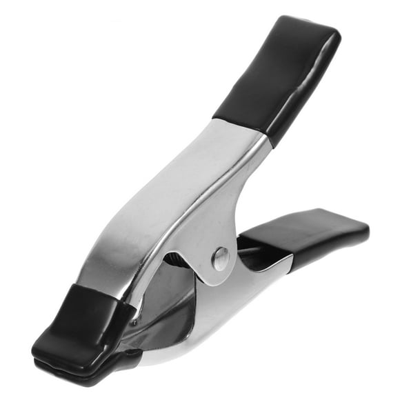 Minkissy Spring Clamps Black Nickel Rubber 1Set