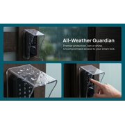 Minkissy Clear Rainproof Door Lock Cover Waterproof Protector Compatible with Various Outdoor Keypads