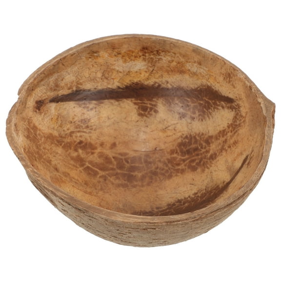 Minkissy Large Coconut Shell Aromatherapy Candle Cup Wax Bowl Holder for Cozy Home Decor and Relaxation