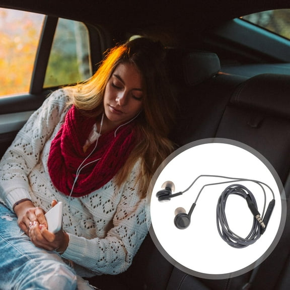 Minkissy Comfortable Silicone Sleeping Earbuds with Inline Control and Noise Reduction for Sleep