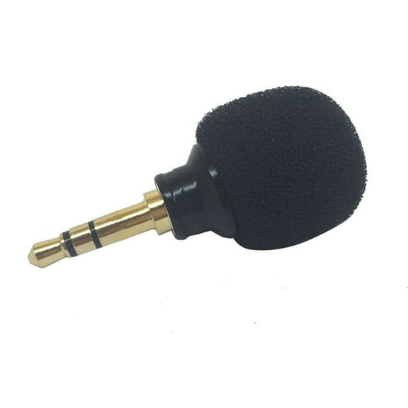 Minkissy Computer Microphone for Voice Recording Black 1Set Mobile Phone and Tablet PC for Internet Chatting