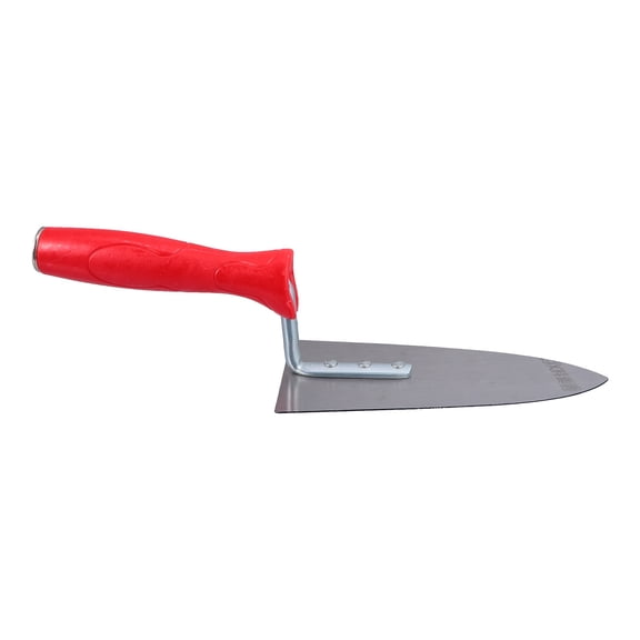 Minkissy Construction Tools Red Brick Trowel Set Plastic Manganese Steel 1Pcs