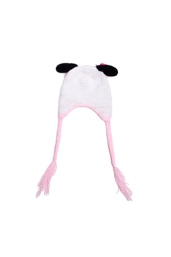 Crochet Hats for Kids Cow Shaped Warmth Photo Prop Multi 1Pack