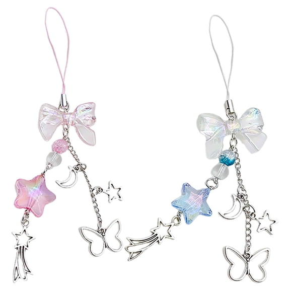 Minkissy Cute Keychain Lanyard String Assorted Colors Multifunctional Phone Charm Pendant for Decoration and Accessories