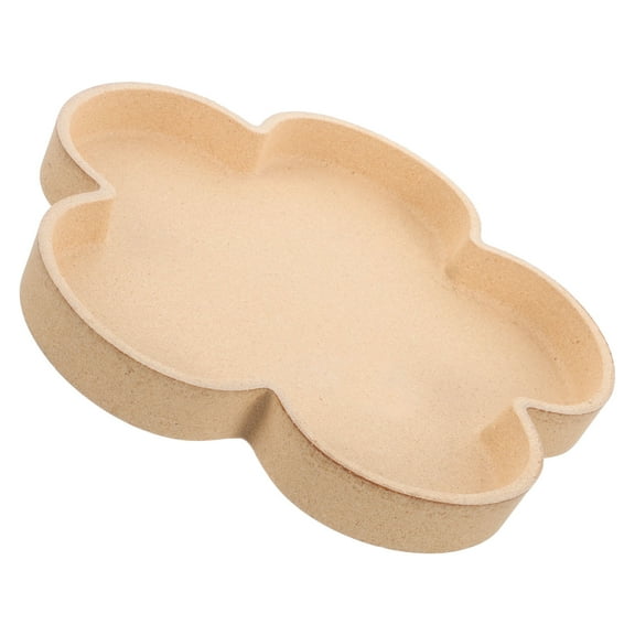 Minkissy Decorative Coffee Table Tray 1Set In Light Yellow Flower Design For Home Users And Office Workers