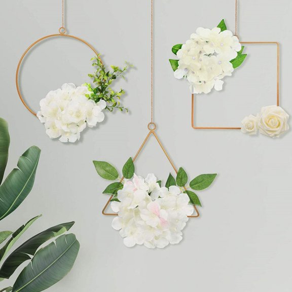 Minkissy Golden Metal Triangle Ring for Wedding and Anniversary Decor