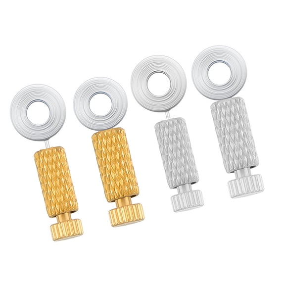 Minkissy Diy Sewing Fastening Pin Sewing Positioning Needle Pin With Metal Silver Head Gold Tail 4 Pcs