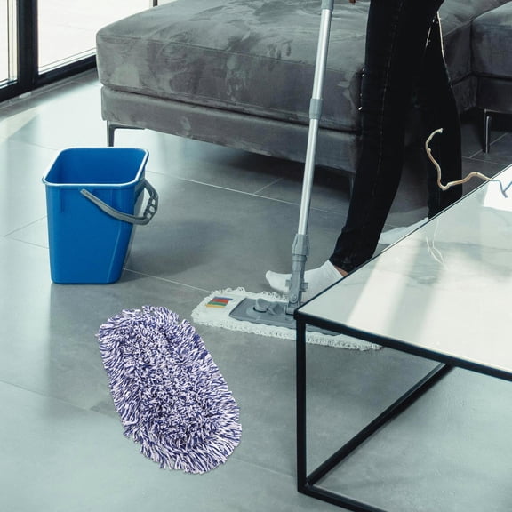 Minkissy Dry Mop Pads Replacement for Cleaning Cotton Mop Pads for Multi Color Hardwood Floors 1Pcs