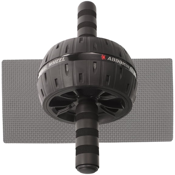 Minkissy Durable Abdominal Muscle Trainer Wheel with Large Wheel Design for Workout Assorted Color