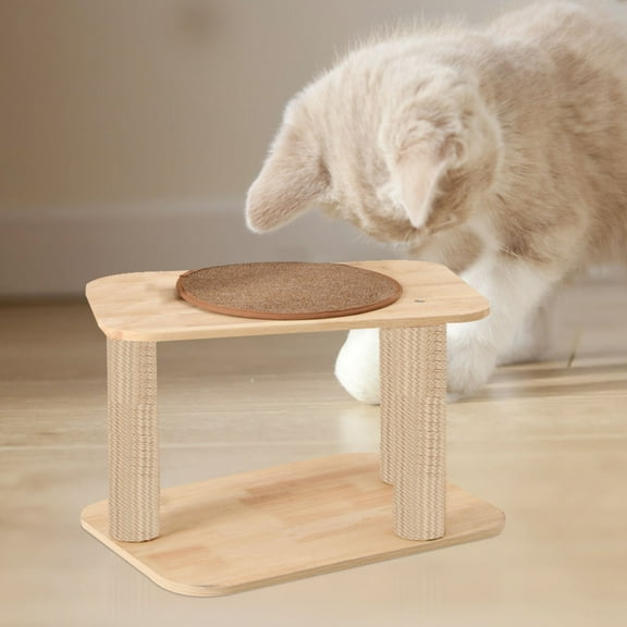 Minkissy Tall Scratching Post for Cats Sisal Rope 1Pcs Cat Furniture Cat Play Area