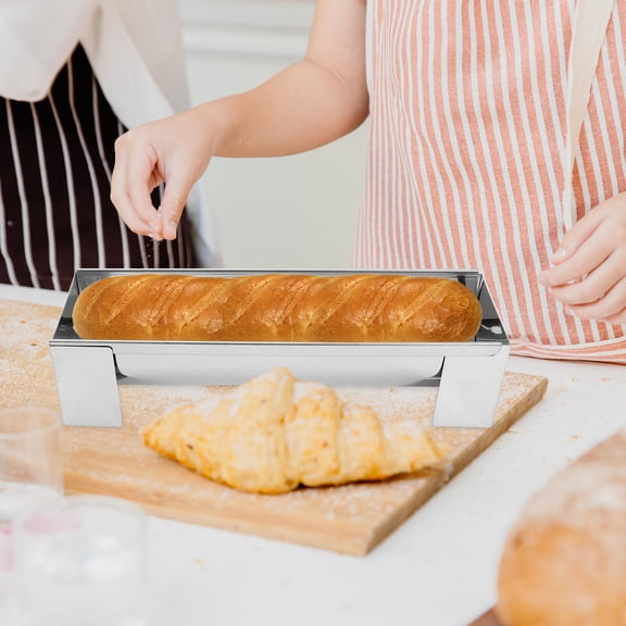 Minkissy Stainless Steel U-Shape Mousse Cake Mold Baking Tool 1 Piece