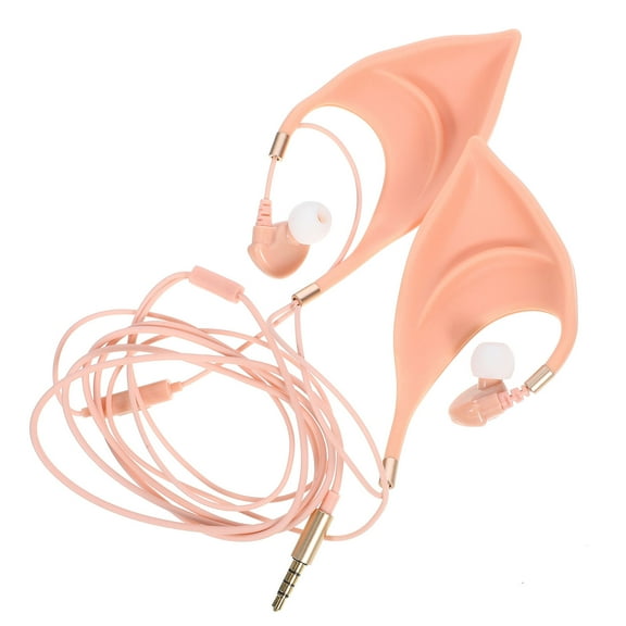 Minkissy Elf Ear Headphones In-ear Listening Chocolate for Mobile Phone 1Pcs