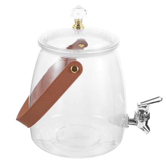 Minkissy Transparent Plastic Drink Bucket for Family Use, and Lightweight, 1 Set