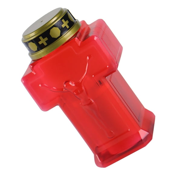 Minkissy Flameless Candle Nightlight LED Garden Candle Red Lighting Outdoor Environments 1Set