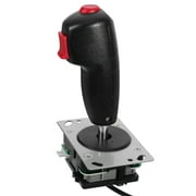 Minkissy Flight Stick Game Joystick Control Handle For Beginners With Ergonomic Design For Flight Simulation 1Pack