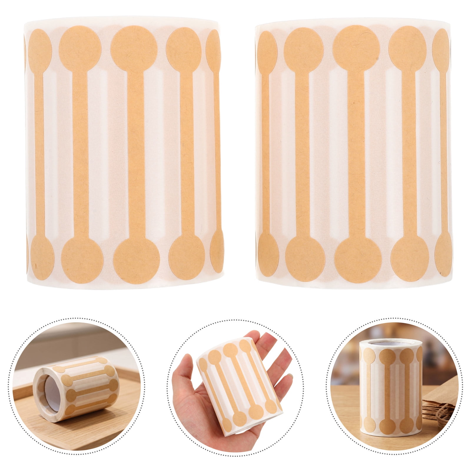 Minkissy Tamper Evident Food Package Seal Labels, Adhesive Sticker Roll ...