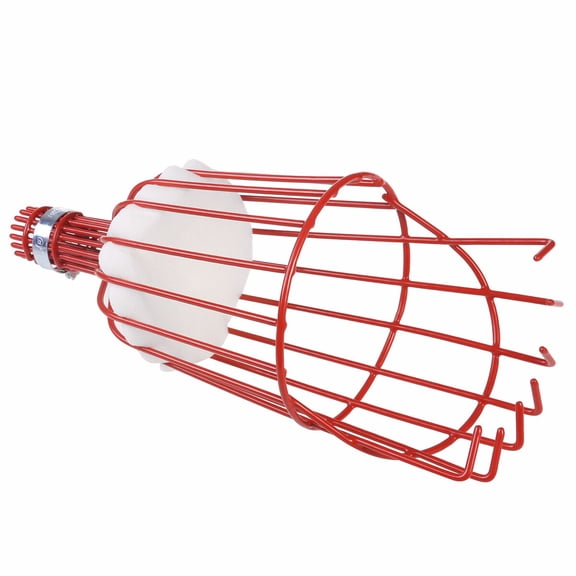 Minkissy Red Aluminum Fruit Picker Tool for Farmers, Lightweight Handheld Fruit Harvesting Tool, 1 Piece