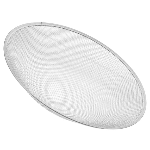 Minkissy Garden Sieve Sifter Transparent Galvanized Iron Outdoor Soil Sifter for Gardening and Landscaping 1 Pack