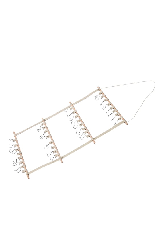 Beige Hair Bow Storage Organizer for Hair Accessories, and Compact, 1 Piece