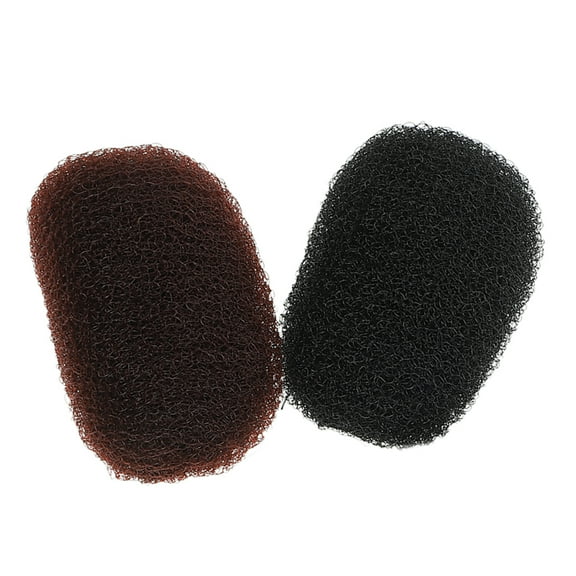 Minkissy 2pcs Brown Hair Bump Clips Nylon Volume Base Insert for Everyday Breathable Hair Styling Accessories