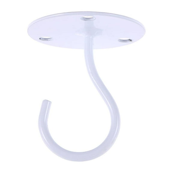 Minkissy Hanging Tools Overhead Hooks White 1Pack For Locker Storage Solutions