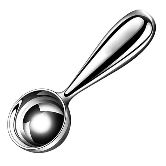 Minkissy Home Measuring Spoon Zinc Alloy 1 Piece Ergonomic Design Kitchen Tool for Cooking and Baking