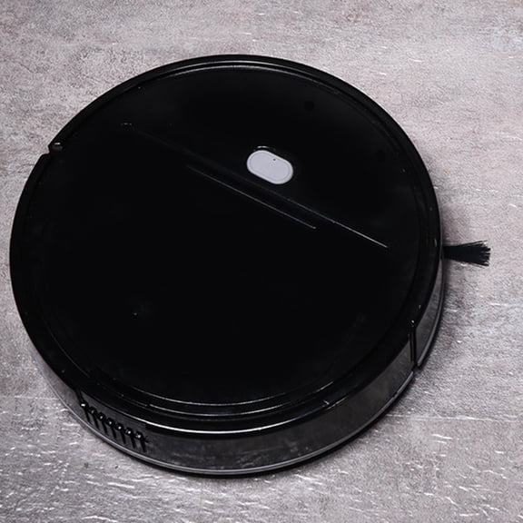 Minkissy Household Automatic Robot Carpet Cleaner with Dust Catcher and USB Rechargeable Black