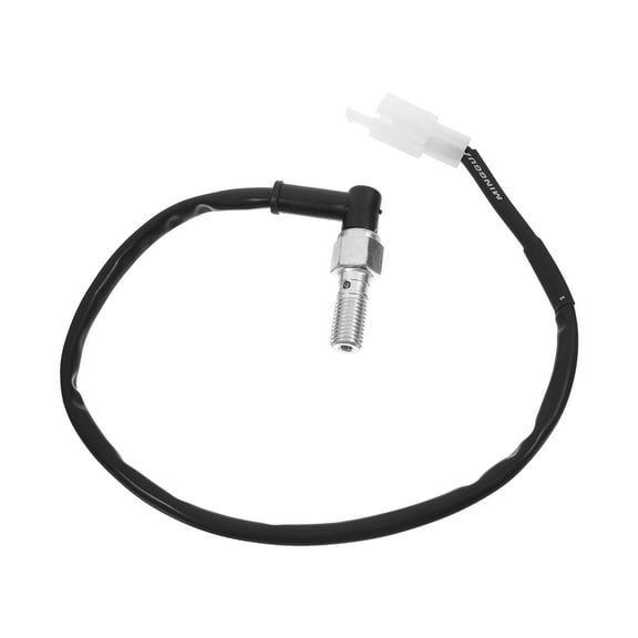 Minkissy Hydraulic Brake Pressure Switch Black Motorcycle Switch Panel for Off Road