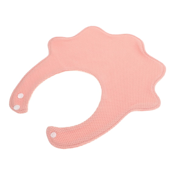 Minkissy Infant Teething Bibs Cotton Pink 1Pack Feeding Protection For